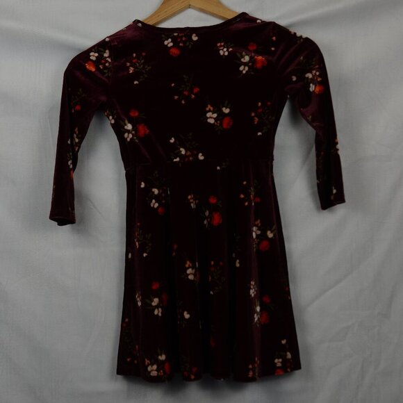Old Navy Velvet Floral Dress Size S (Kids) - Picture 5 of 5
